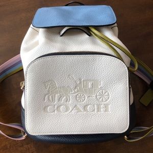 Coach leather backpack- new condition
